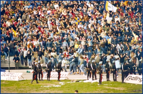 Parma-Bologna 31-03-1985. BOYS PARMA 1977, foto ultras