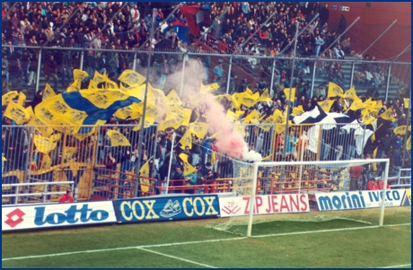Genoa-PARMA 08-12-1991. BOYS PARMA 1977, foto Ultras