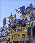 Striscione 'Diffidati BOYS'