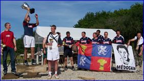 Torneo dei Devils Bordeaux. La Gasconha festeggia la vittoria del Torneo e la dedica a Julien