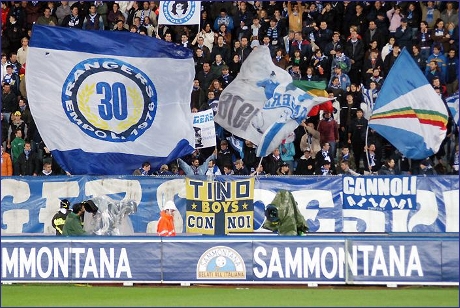 BOYS ad Empoli. E' appeso lo striscione 'Tino con noi'