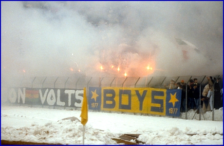 18-01-1987. BOYS in Curva a Cesena.