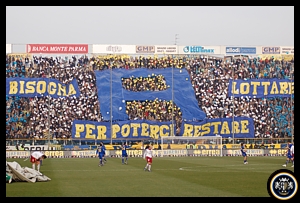 Foto n. 3. Coreografia BOYS a PARMA-Torino del 21-01-2007