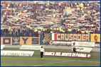 Il tifo dei BOYS in Curva Nord, nel 1984