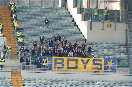 Roma-PARMA, 11-02-2007. 42 BOYS all'Olimpico