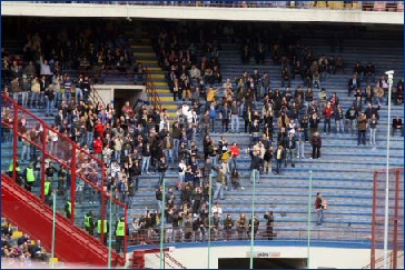 Inter-PARMA, 01-04-2007. Settore ospiti desolatamente vuoto