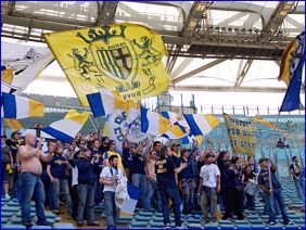 BOYS a Roma (Lazio-PARMA). Bandiere al vento