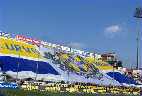 BOYS, Curva Nord di PARMA. Coreografia