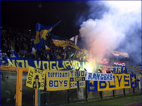 BOYS a Siena. Il nostro tifo e il nostro striscione: 'Noi vogliamo una societ'