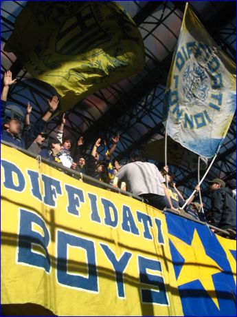 BOYS PARMA a Milano. Il nostro tifo