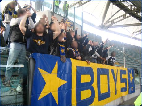 BOYS PARMA a Roma. Il nostro tifo