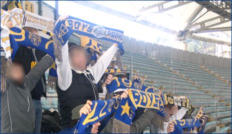 BOYS PARMA a Roma. Sciarpata