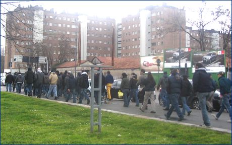 BOYS PARMA a Milano. In corteo senza scorta