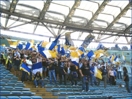 BOYS PARMA a Roma contro la Lazio. Il nostro tifo