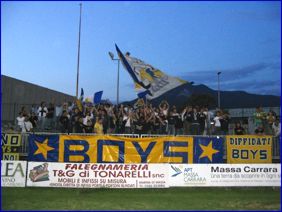 BOYS a Massa (Massese-PARMA). Il nostro tifo