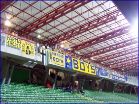 BOYS a Cesena. Striscioni del Gruppo