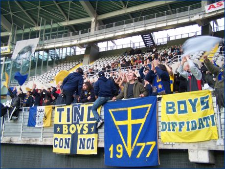 BOYS PARMA a Torino per Torino-PARMA. Il nostro tifo