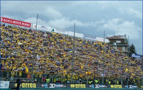 Curva Nord di Parma. Il nostro tifo