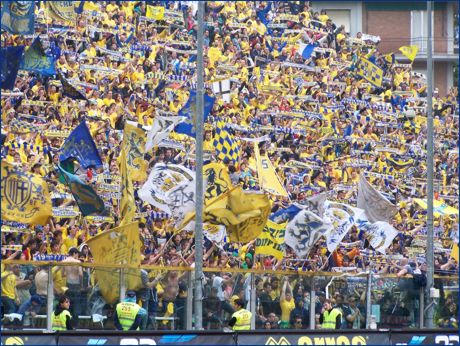 Curva Nord di Parma. Il nostro tifo