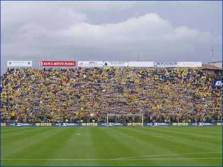 Curva Nord di Parma. Il nostro tifo