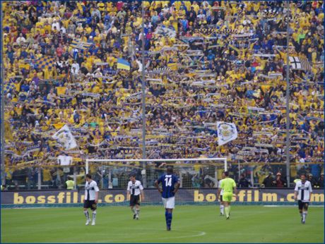 Curva Nord di Parma. Il nostro tifo