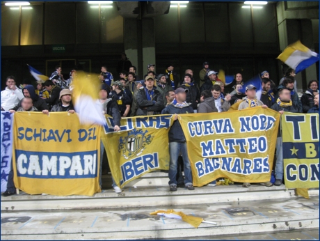 BOYS PARMA 1977 a Salerno per Salernitana-PARMA. Il nostro tifo