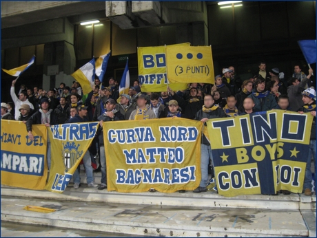 BOYS PARMA 1977 a Salerno per Salernitana-PARMA. Il nostro tifo