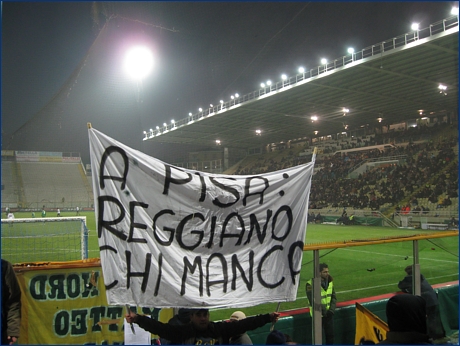 BOYS, Curva Nord Matteo Bagnaresi di Parma. Due aste ''A Pisa: reggiano chi manca''