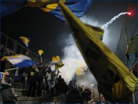 BOYS PARMA 1977 a Vicenza per Vicenza-PARMA. La gioia al gol del Parma