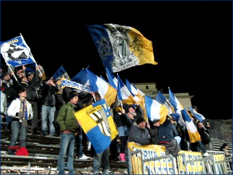 Giallobl del Parma a Frosinone. Il nostro tifo