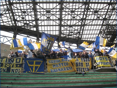 BOYS PARMA 1977 a Trieste per Triestina-PARMA. Il nostro tifo