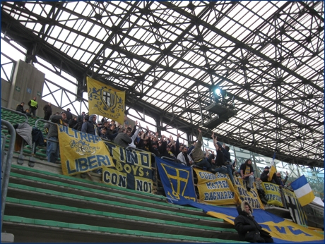 BOYS PARMA 1977 a Trieste per Triestina-PARMA. Il nostro tifo