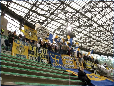 BOYS PARMA 1977 a Trieste per Triestina-PARMA. Il nostro tifo