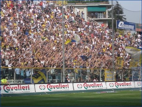 Curva Nord Matteo Bagnaresi di Parma. Il nostro tifo