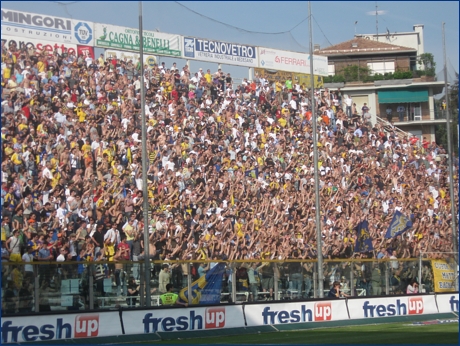 Curva Nord Matteo Bagnaresi di Parma. Il nostro tifo