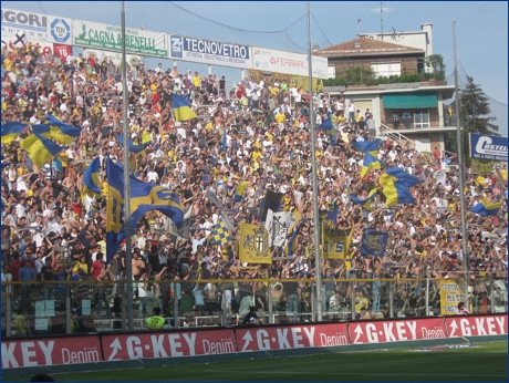 Curva Nord Matteo Bagnaresi di Parma. Il nostro tifo