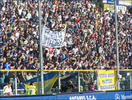 BOYS, Curva Nord di Parma. Il nostro tifo