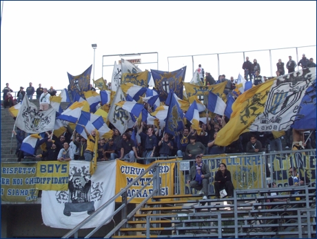 BOYS PARMA 1977 a Bergamo per Atalanta-PARMA. Bandiere