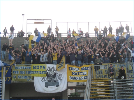 BOYS PARMA 1977 a Bergamo per Atalanta-PARMA. Il nostro tifo