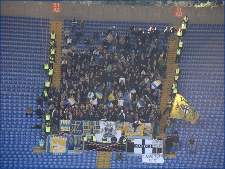 Ultras e tifosi parmigiani a Roma per Roma-PARMA. Il nostro tifo