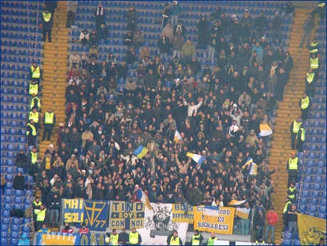 Ultras e tifosi parmigiani a Roma per Roma-PARMA