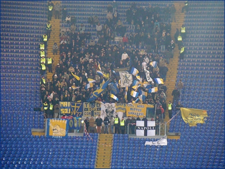 Ultras e tifosi parmigiani a Roma per Roma-PARMA. Il nostro tifo