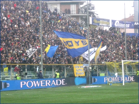 BOYS, Curva Nord di Parma. Il nostro tifo