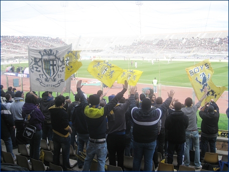 BOYS PARMA 1977 a Cagliari per Cagliari-PARMA. Il nostro tifo