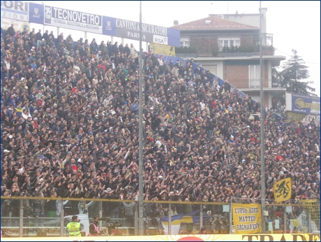 BOYS, Curva Nord di Parma. Il nostro tifo