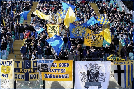 BOYS PARMA 1977 a Siena per Siena-PARMA. Il nostro tifo