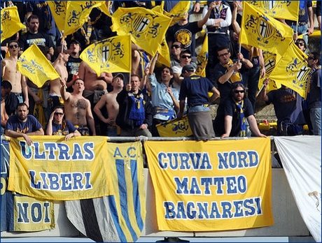 BOYS PARMA 1977 a Bari per Bari-PARMA. Il nostro tifo