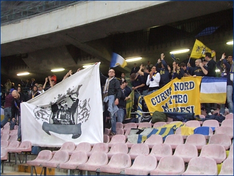 BOYS PARMA 1977 al San Paolo per Napoli-PARMA. Stendardo per il Bagna