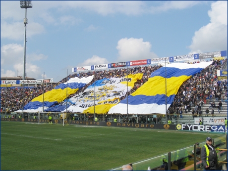 BOYS, curva nord di Parma. Coreografia