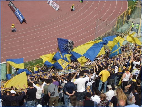 BOYS PARMA 1977 al Dall'Ara per Bologna-PARMA. Sciarpata